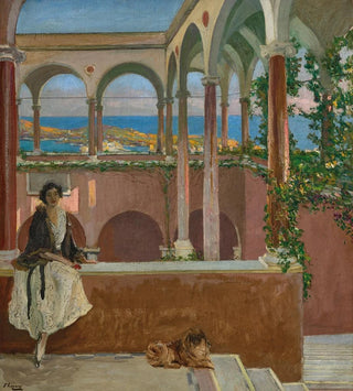 Sir John Lavery - A Villa on the Riviera.webp