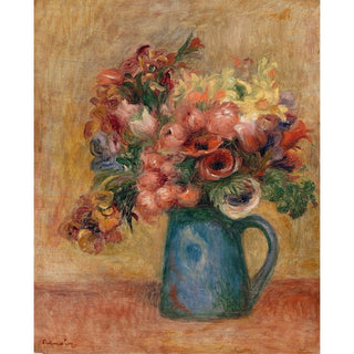 Vase de fleurs - Pierre-Auguste Renoir | Reproduction Tableau Décoration murale affiche copie