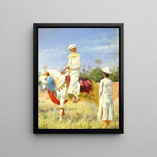 Vasily Vereshchagin - Rider in Jaipur.webp