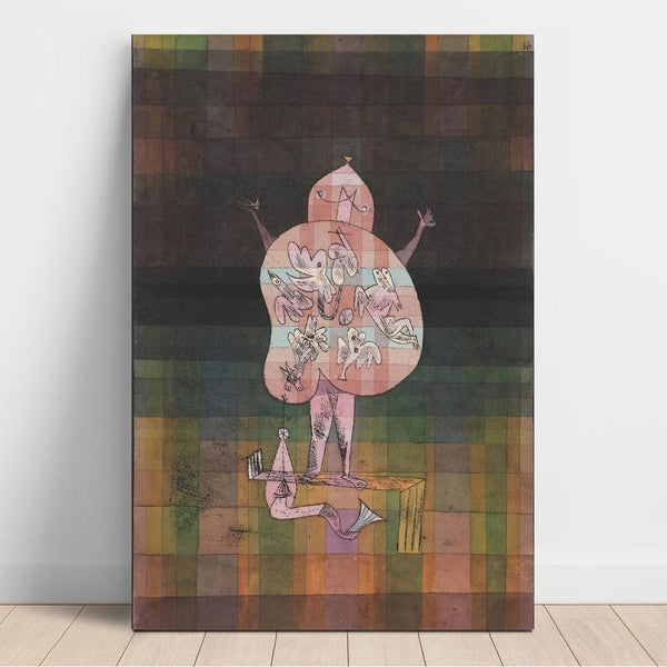 Reproducción del cuadro Ventriloquista y anunciador en la llanura - Paul Klee