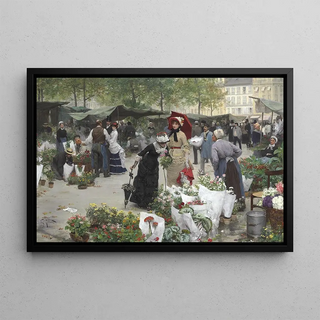 Victor Gabriel Gilbert - Le march des fleurs.webp