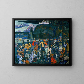 Vie Colorée - Wassily Kandinsky | Reproduction Tableau Décoration murale affiche copie
