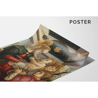 Vierge à l'enfant avec des anges - Sandro Botticelli | Reproduction Tableau Décoration murale affiche copie