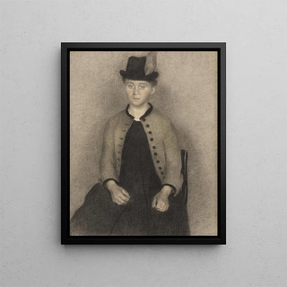 Vilhelm Hammershi - Ida Ilsted the Artists Wife.webp