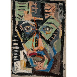 Visage d'homme - Arnold Peter Weisz-Kubínčan | Reproduction Tableau Décoration murale affiche copie