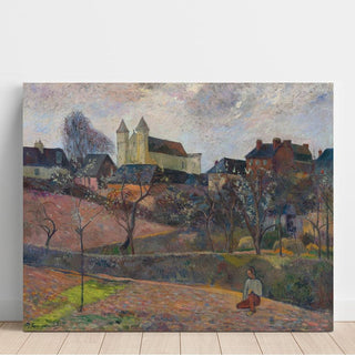 Vue de Rouen - Paul Gauguin | Reproduction Tableau Décoration murale affiche copie
