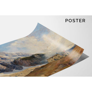 Vue sur la Mainzer Hütte, Hohen Tauern avec le Großen Wiesbachhorn en arrière-plan - Marie Egner | Reproduction Tableau Décoration murale affiche copie