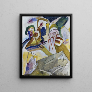 Wassily Kandinsky - Improvisation 18 with tombstone.webp