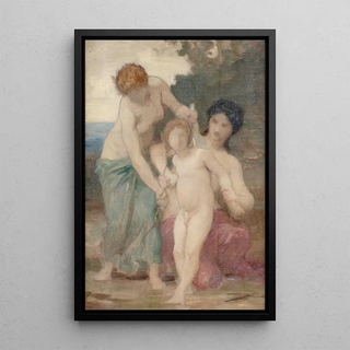 William Bouguereau - Two women putto.webp