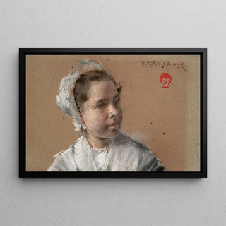 William Merritt Chase - Head of a Young Girl.webp