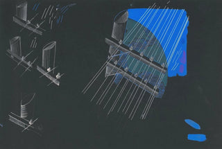 Winold Reiss - Graphic designs for Fortune magazine Studies drawn on black paper.webp