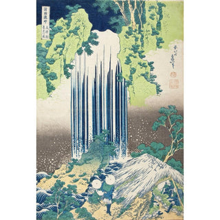 Yoro Falls in Mino Province - Katsushika Hokusai | Reproduction Tableau Décoration murale affiche copie