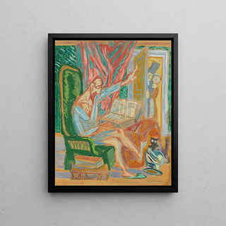 Zygmunt Waliszewski - Don Quixote in an armchair.webp