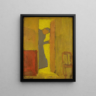douard Vuillard - The Artists Mother Opening a Door.webp