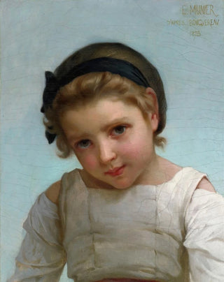 mile Munier - Portrait Of A Young Girl.webp