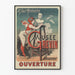 Póster vintage Museo Grévin Boulevard Montmartre