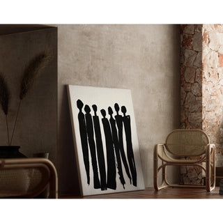 Tableau décoratif - Silhouettes Unies