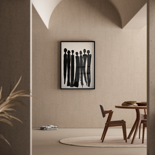 Tableau décoratif - Silhouettes Unies