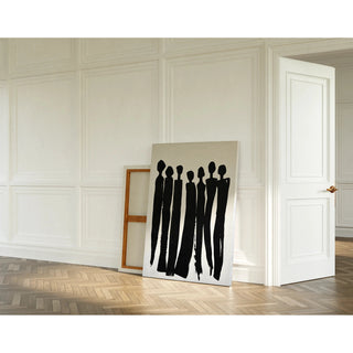 Tableau décoratif - Silhouettes Unies