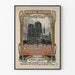 Póster vintage Nuestra Señora de París de Victor Hugo