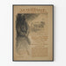 Póster antiguo de exposición de arte francés La Triennale 1916