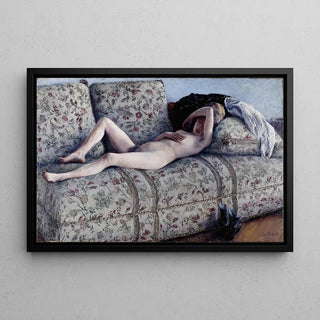 Reproduction tableau | Nu sur un canapé - Gustave Caillebotte | Poster - Toile - Aluminium