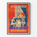 Póster vintage Lotería Nacional - Reparto de los Talleres