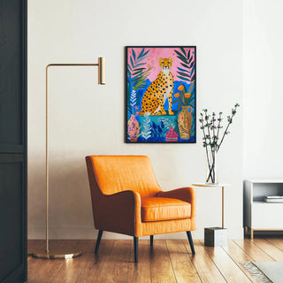 Tableau Guépard - Élégance et Couleurs Vives