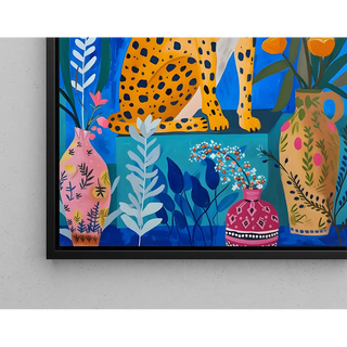 Tableau Guépard - Élégance et Couleurs Vives