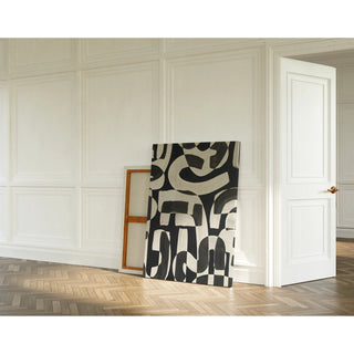 Tableau décoratif design - Courbes Abstraites