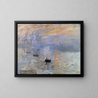 Reproduction tableau | Impression Soleil Levant - Claude Monet | Poster - Toile - Aluminium