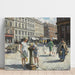 Reproduction of the painting À Trianglen, Copenhagen, on a hot summer day - Paul Fischer