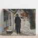 Reproducción del cuadro A la vieja casa - Laurits Andersen Ring