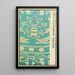 Chinese Prints Painting pl42 - A F Stoddard Company — framed artwork on a wall