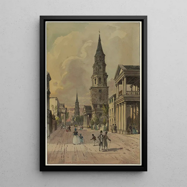 Main Church of Charleston - A Meyer — framed artwork on a wall