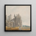 Abbaye de Melrose en Écosse - Thomas Girtin — cuadro enmarcado en la pared