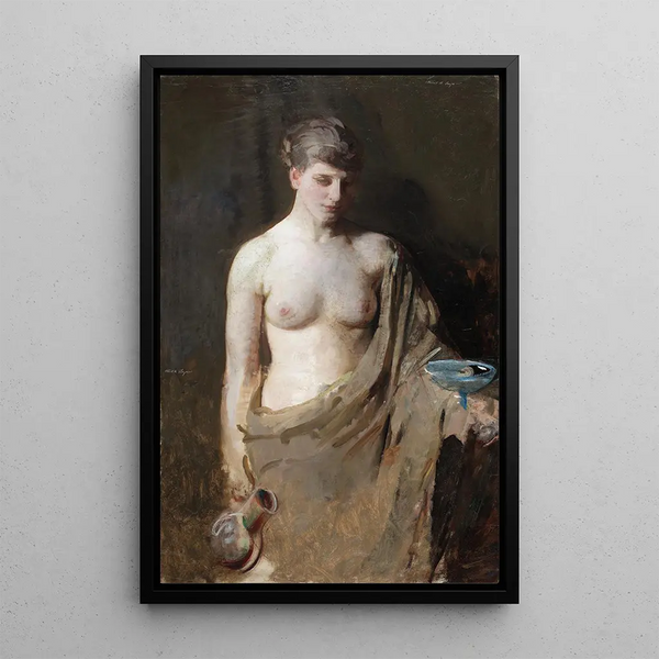Hébé - Abbott Handerson Thayer — cuadro enmarcado en la pared