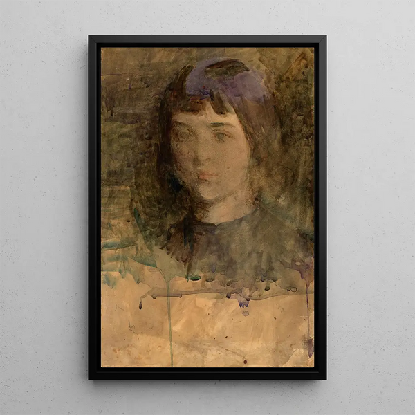 Marie - Abbott Handerson Thayer — cuadro enmarcado en la pared