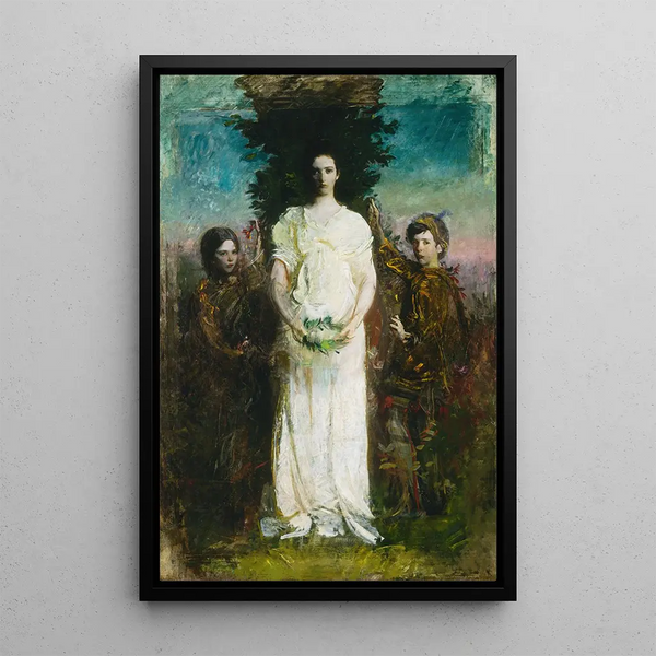 Reproducción del cuadro Mis hijos Mary Gerald y Gladys Thayer - Abbott Handerson Thayer
