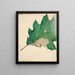 Study on Oligocentra lignicolor Walker for the book Concealing Coloration in the Animal Kingdom - Abbott Handerson Thayer — framed artwork on a wall