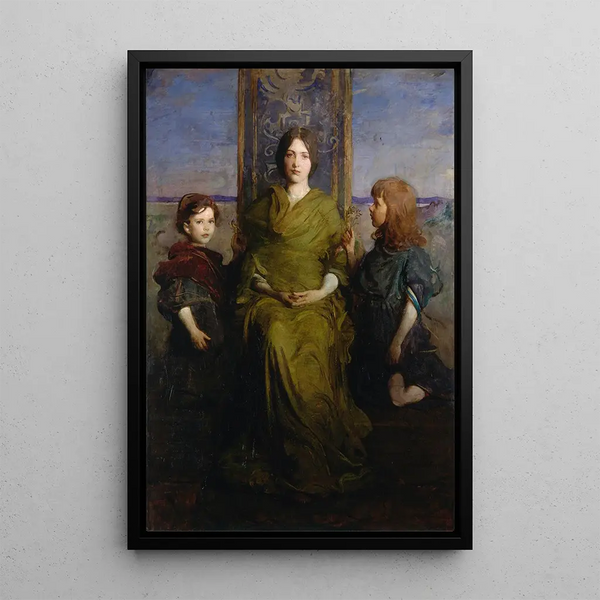 Reproducción del cuadro Virgen en majestad - Abbott Handerson Thayer