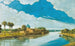 Escena fluvial en las orillas del Tigris - Abdul Qadir AlRassam — vista de la obra