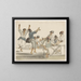 Maltese dancers - Abraham Louis Rodolphe Ducros — framed artwork on a wall