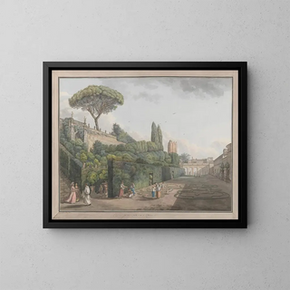 AbrahamLouisRodolphe Ducros - Garden of Palazzo Colonna.webp