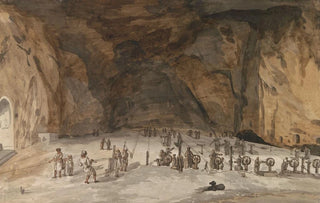 AbrahamLouisRodolphe Ducros - Interieur van grot Santa Maria Capella.webp