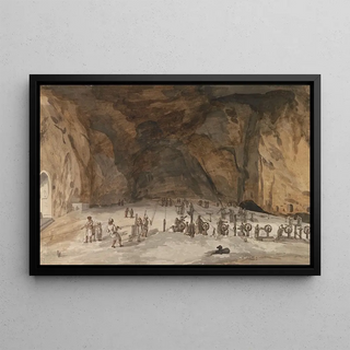 AbrahamLouisRodolphe Ducros - Interieur van grot Santa Maria Capella.webp