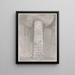 Interior painting of the tower on Cicero's tomb between Itri and Gaeta - Abraham Louis Rodolphe Ducros — framed artwork on a wall