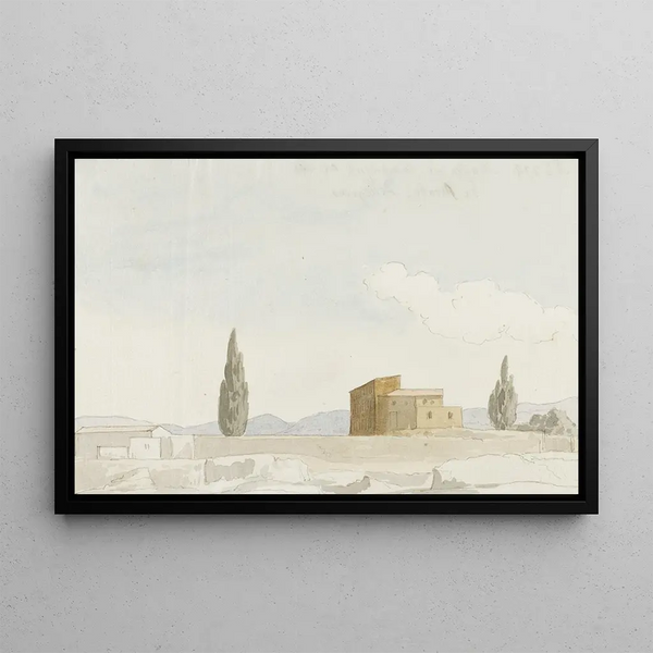 AbrahamLouisRodolphe Ducros - Landhuis aan voet van Monte Pellegrino.webp