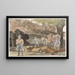 Parada en la Cueva de las Cabras en la frontera de Nemorosa y Fredda - Abraham Louis Rodolphe Ducros — cuadro enmarcado en la pared