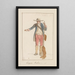 Hombre siciliano en traje local - Abraham Louis Rodolphe Ducros — cuadro enmarcado en la pared